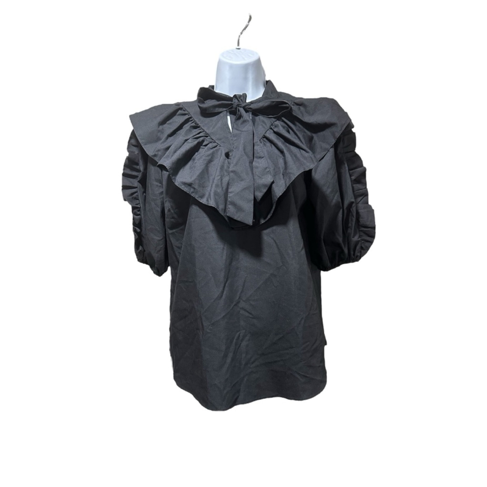 Women's River Island Black Blouse Top Size 12